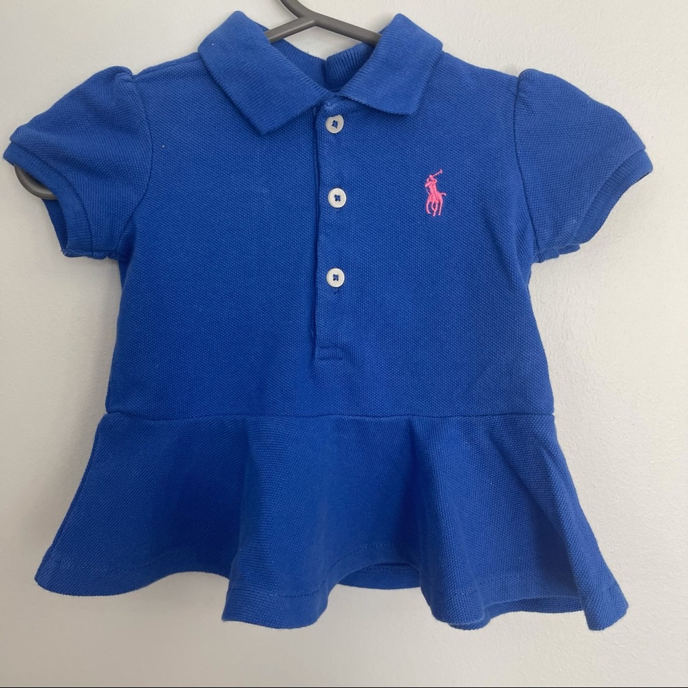 Ralph Lauren peplum top 3months